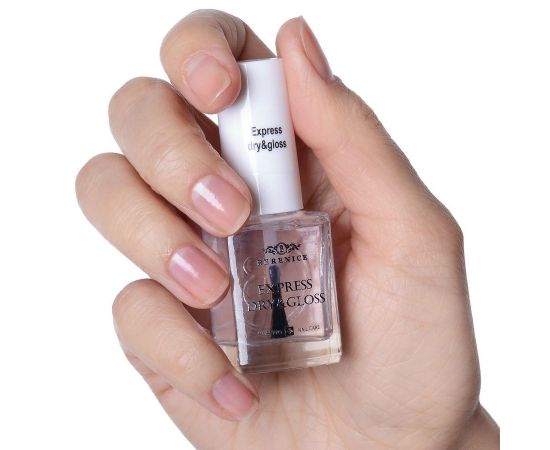 BERENICE Экспресс-покрытие «2 в 1 Сушка+блеск» "Express dry&gloss", фото , изображение 2 BERENICE Экспресс-покрытие «2 в 1 Сушка+блеск» "Express dry&gloss", фото , изображение 2