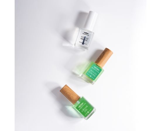 BERENICE Phytotherapy set Набор-фитотерапия для восстановления и укрепления ногтей (Cuticle peeling 15 ml, Phyto Strong 15 ml, Three-phase Oil 15 ml), фото , изображение 3